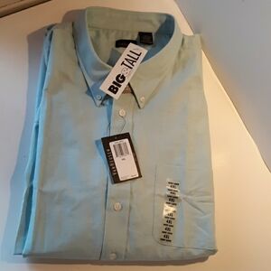 Van Heusen 4XL blue short sleeve